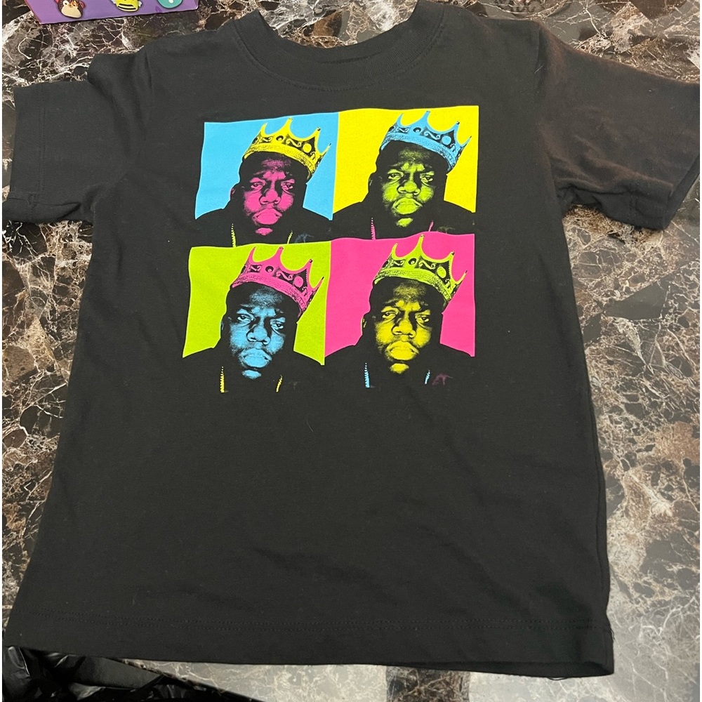 Big Notorious BIG Print shirt ( unisex) 5T